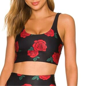 BEACH RIOT Rose Workout Bra